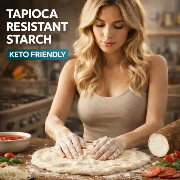 Amido resistente di tapioca-5 keto cheto low carb ipocalorico AMIDO RESISTENTE DI TAPIOCA PREMIUM CHETO | LOW CARB | KETO | CHETOGENICA | IPOCALORICO 500G — immagine prodotto