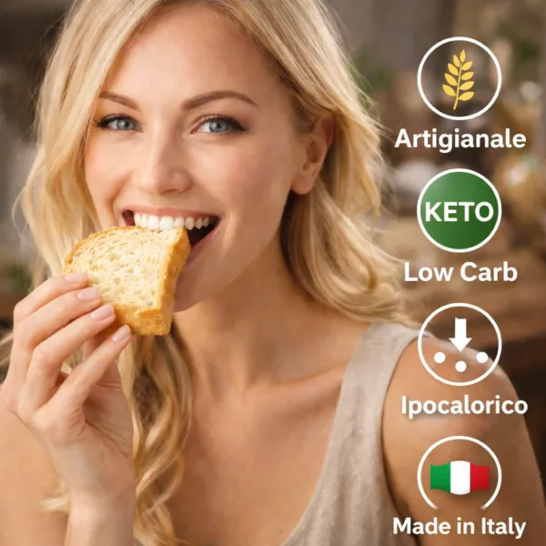 Bauletto - 4 keto cheto low carb ipocalorico REVO BAULETTO CHETO | LOW CARB | KETO | CHETOGENICA | IPOCALORICO | ARTIGIANALE | MADE IN ITALY 400G — immagine prodotto