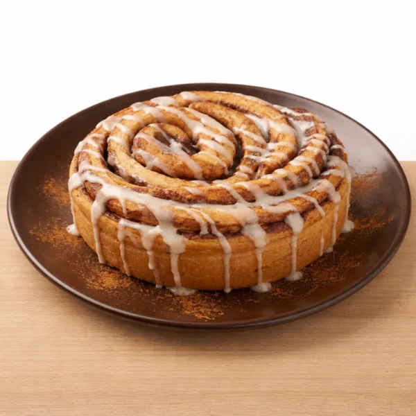 Cinnamon roll - 1 keto cheto low carb ipocalorico CINNAMON ROLL KETO CHETO | LOW CARB | CHETOGENICA | IPOCALORICO | ARTIGIANALE | MADE IN ITALY 100G XL — immagine prodotto