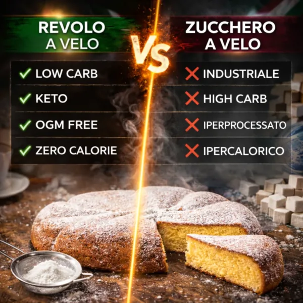 Eritritolo a velo - 3 keto cheto low carb ipocalorico REVOLO A VELO CHETO | LOW CARB | KETO | CHETOGENICA | IPOCALORICO | ERITRITOLO IPERSOLUBILE 500G — immagine prodotto
