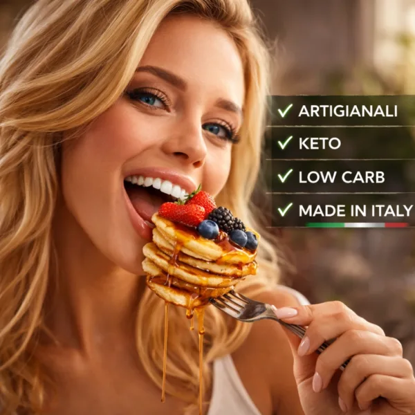 Mix pancake - 4 keto cheto low carb ipocalorico REVO MIX FARINA PANCAKE CHETO | LOW CARB | KETO | CHETOGENICA | PREPARATO | IPOCALORICO 500G — immagine prodotto
