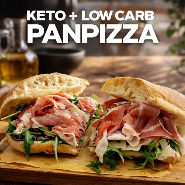 PANPIZZA KETO | CHETO | LOW CARB | CHETOGENICA | IPOCALORICO | ARTIGIANALE | MADE IN ITALY 2×50G — immagine prodotto